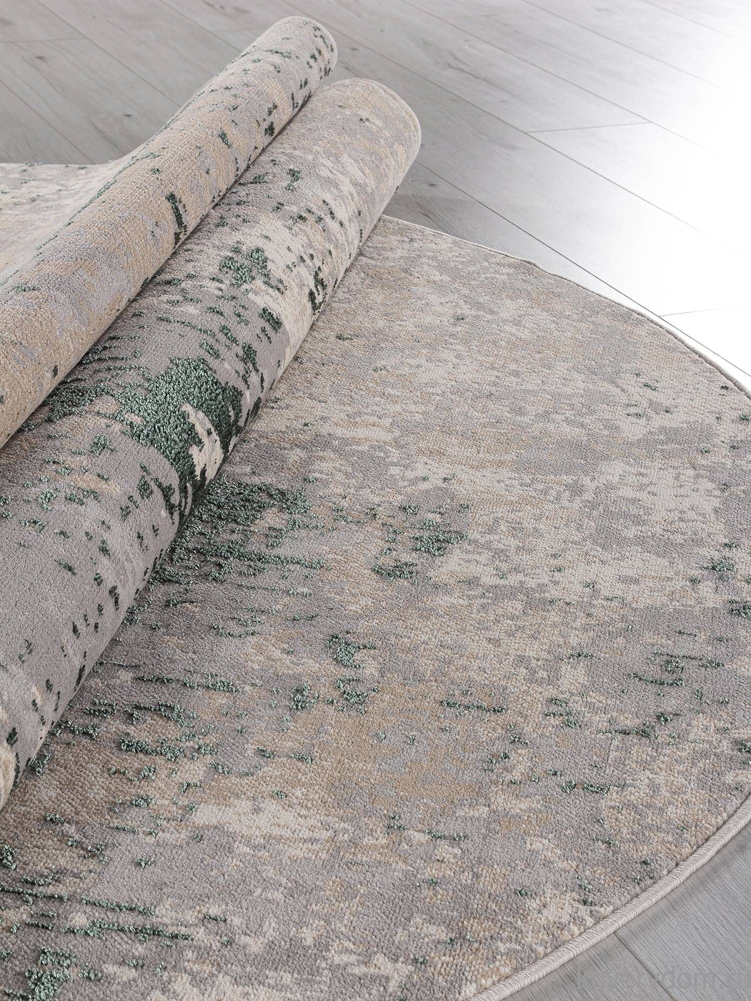 Ковер LIMAN F163 GRAY-GREEN Овал Ковер LIMAN F163 GRAY-GREEN Овал
