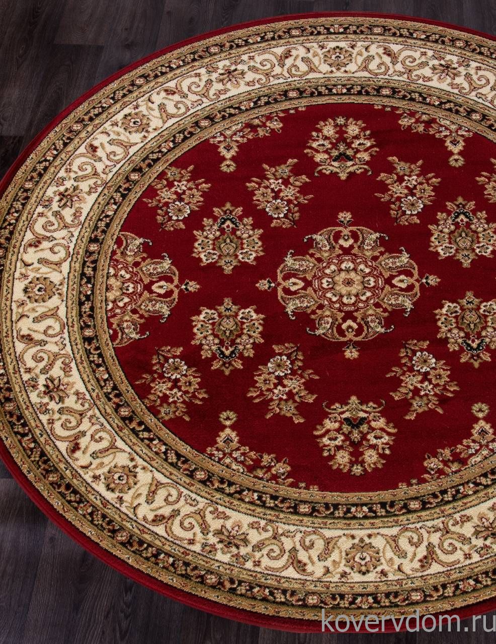 Ковер OLYMPOS d064 RED Круг
