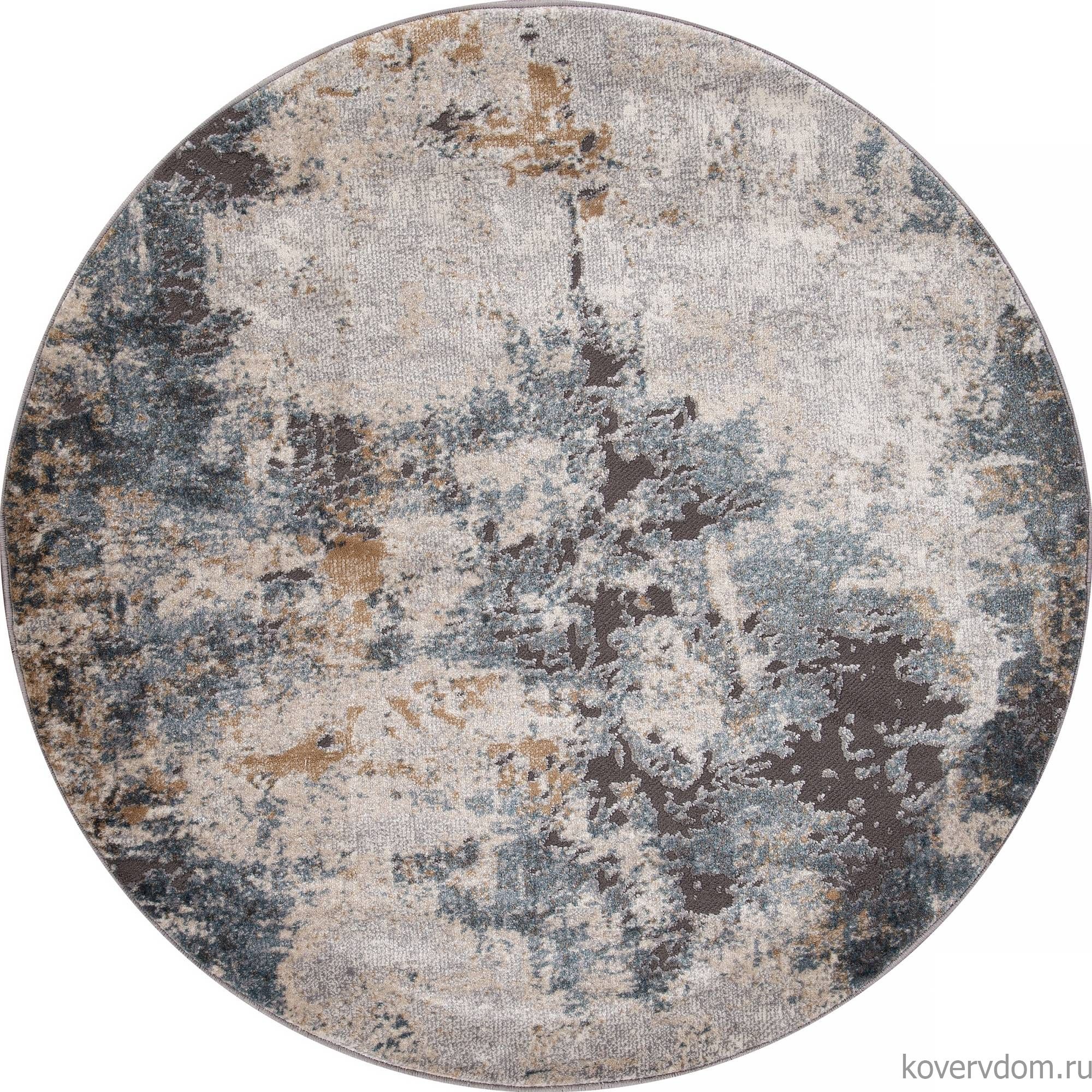 Ковер SERENITY D742 BEIGE-BLUE Круг