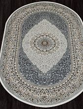 Однотонный ковер MIRAY O1464 096 GREY Овал