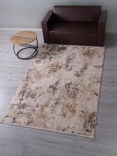 Ковер в гостиную коричневый SIESTA MSS05 CREAM / WHITE