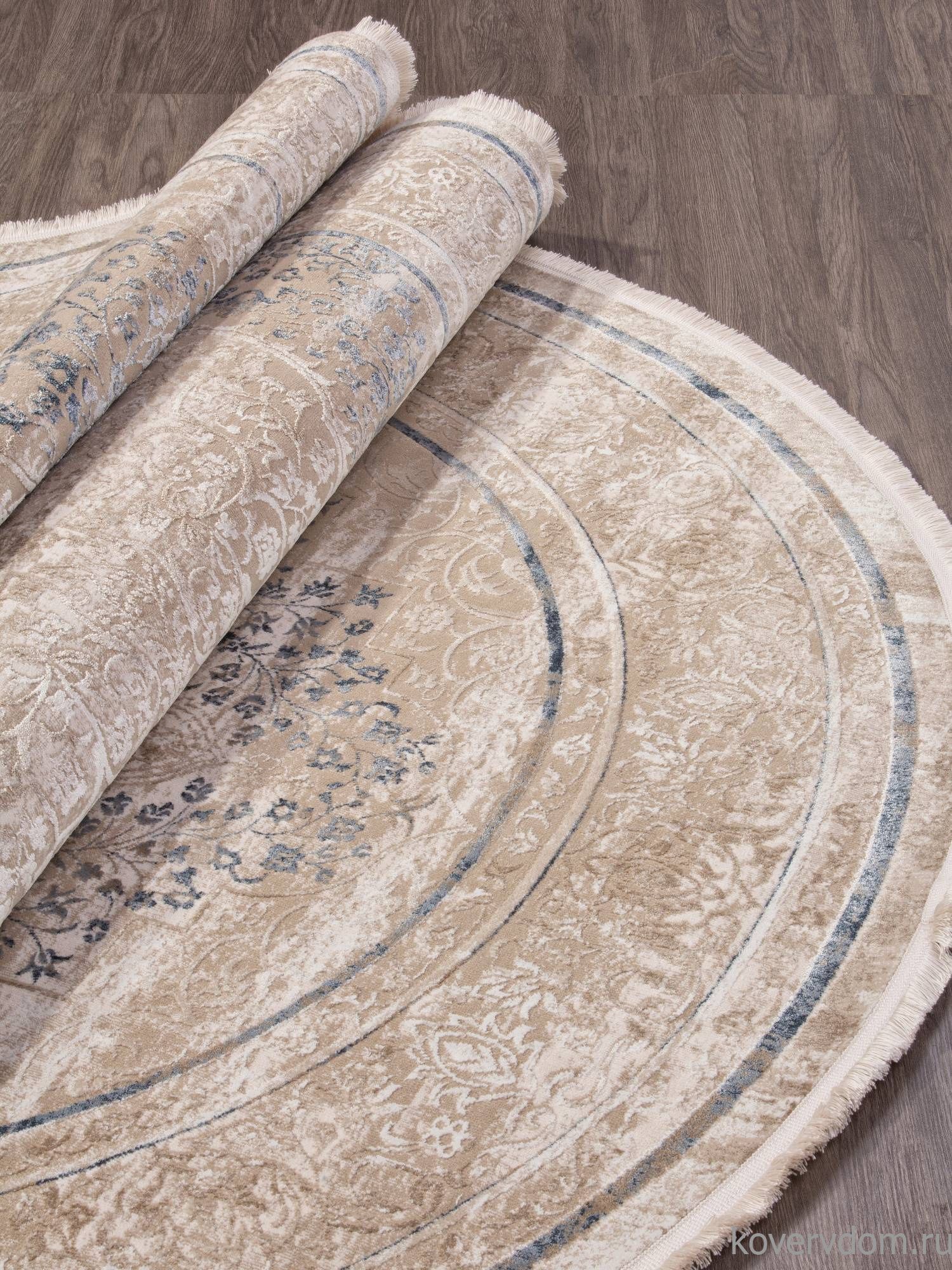 Ковер LISSABON SI054A BROWN / BROWN Овал Ковер LISSABON SI054A BROWN / BROWN Овал