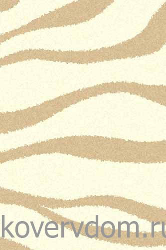 Ковер длинноворсовый SHAGGY S613 CREAM-BEIGE УЛЬТРА Зебра беж-крем Ковер длинноворсовый SHAGGY S613 CREAM-BEIGE УЛЬТРА Зебра беж-крем