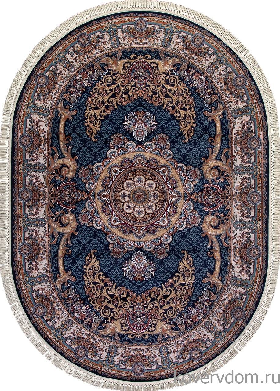 Ковер SHAHREZA D728 DARK NAVY Овал