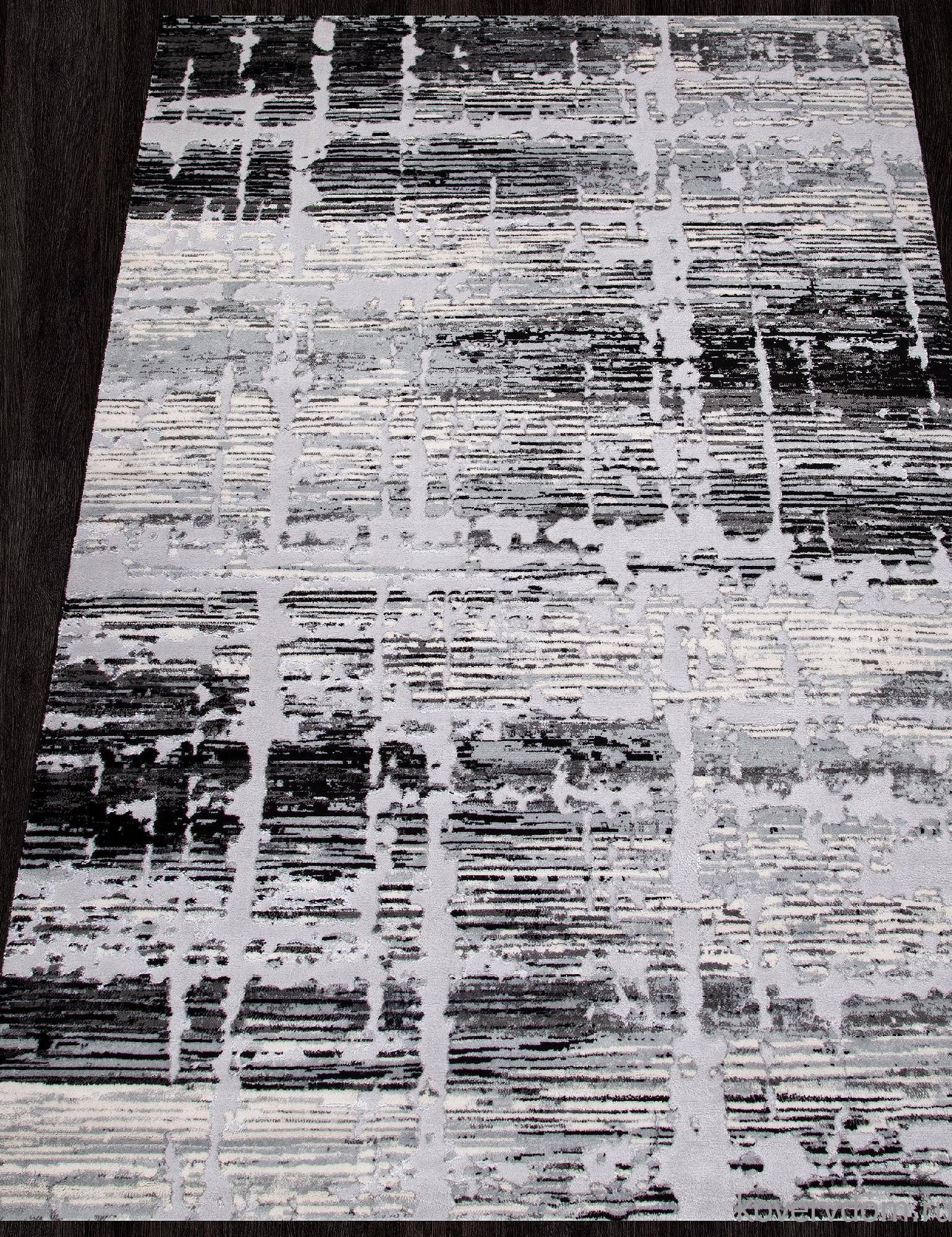 Ковер Valentino Y012A LIGHT GREY SHIRINK / BLACK