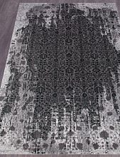 Пушистый овальный ковер GRAND 33370 954 GREY / GREEN