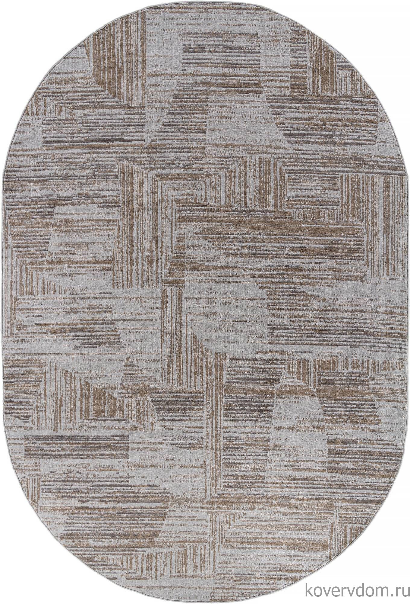 Ковер PRAGA 06029A TOZ GRI / BEJ Овал