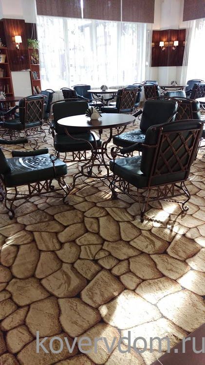 Полушерстяной 3D ковер CAMELOT