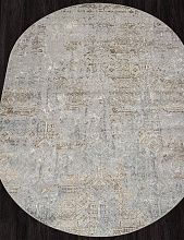 Ковер PALERMO F281 GRAY-GREEN Овал