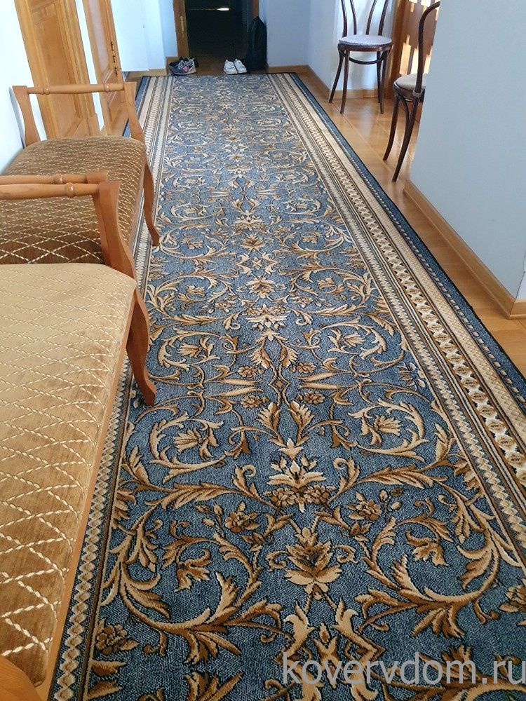 Ковровая композиция в храм 39-38 сине-голубая Ковровая композиция в храм 39-38 сине-голубая