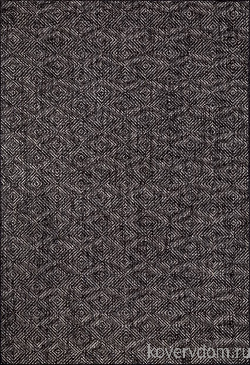 Ковер циновка VEGAS S006 D.GRAY-BLACK