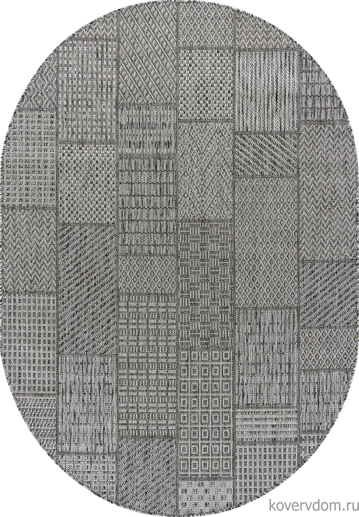 Ковер KAIR S160 DARK GRAY Овал Ковер KAIR S160 DARK GRAY Овал