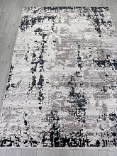 Ковер в гостиную черный PALERMO F282 DARK GRAY