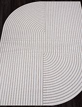 Пушистый круглый ковер-циновка KAIR S149 CREAM-BEIGE