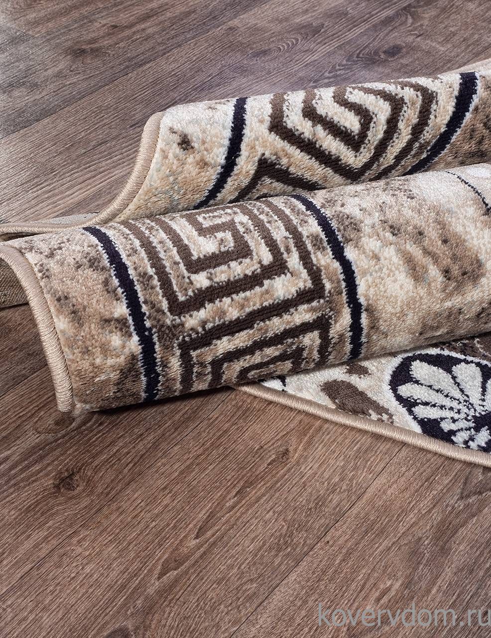 Ковер VALENCIA DELUXE d300 BROWN Круг