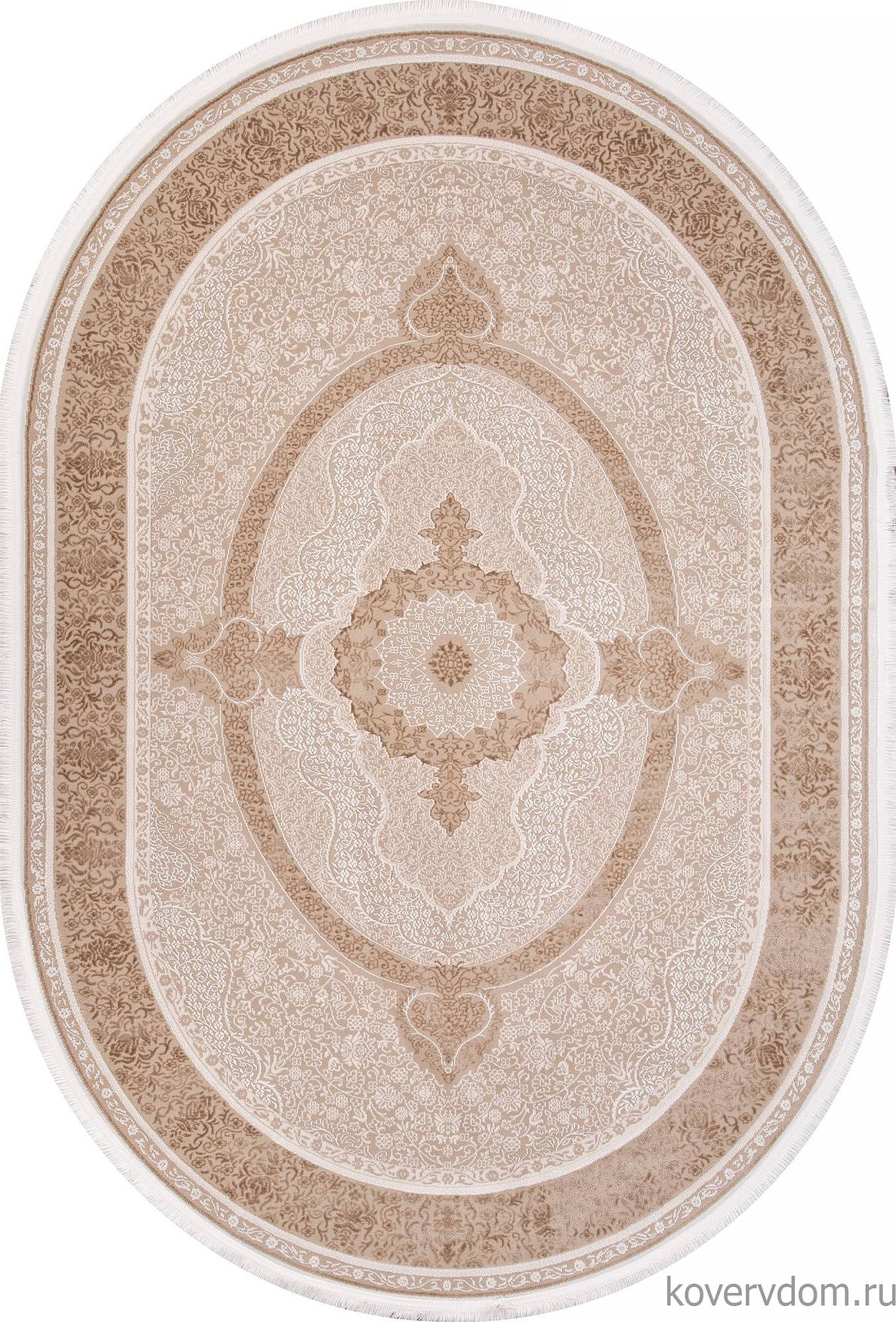 Ковер LISSABON SI030B BROWN / BROWN Овал