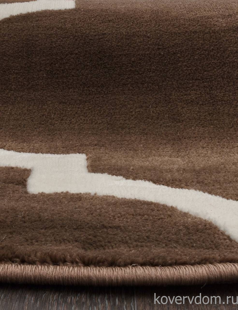 Ковер MEGA CARVING WK d422 BROWN Овал