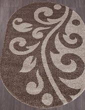 Ковер PLATINUM t621 DARK BEIGE Овал