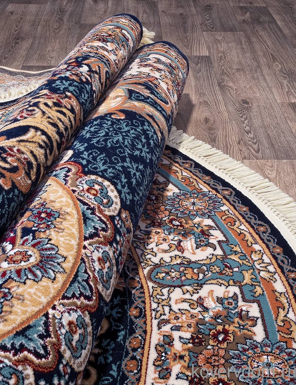 Ковер SHAHREZA D728 DARK NAVY Овал